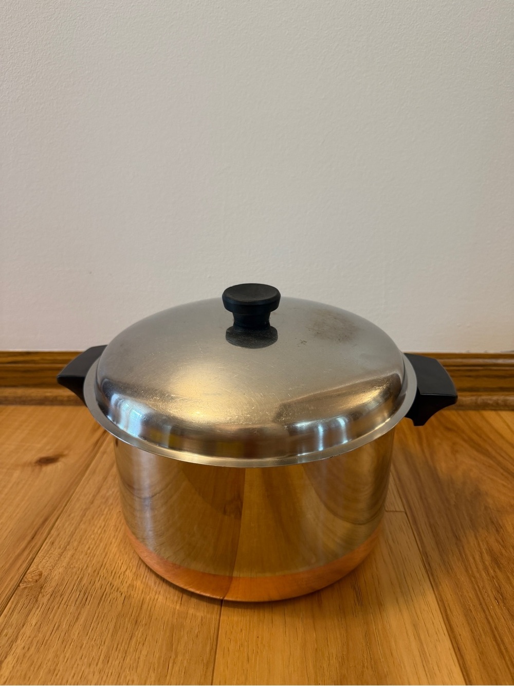 Vintage Copper Bottom REVERE WARE 5qt / 5.7 L cooking pot